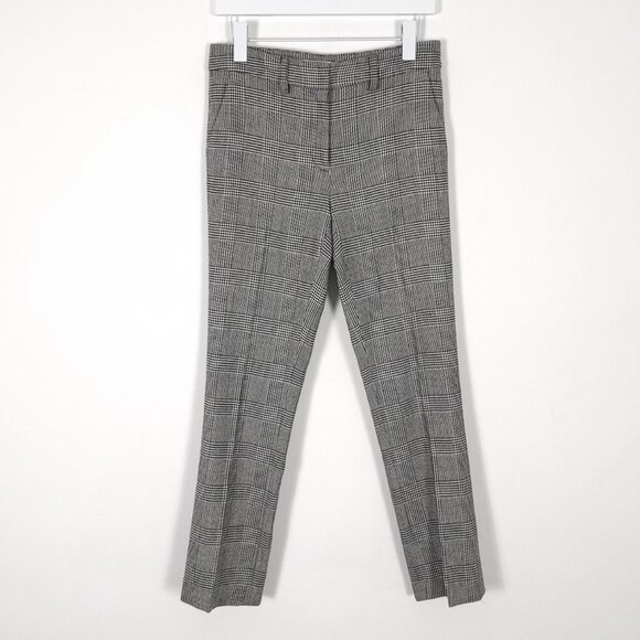 Frame Glen Plaid Wool Pants - Picture 9 of 9